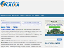 Tablet Screenshot of microcreditocaixa.com